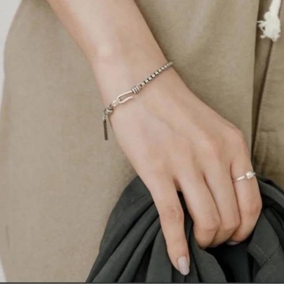 NEW CHAIN BRACELET 925 STERLING SILVER, NICE BRACELET, CUTE BRACELET - Picture 6 of 7